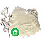 Lingettes lavables coton bio- Photo 1