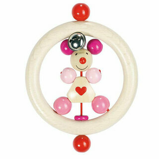 Hochet souris rose Heimess