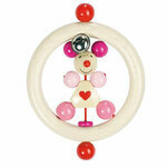Hochet souris rose Heimess- Photo 1