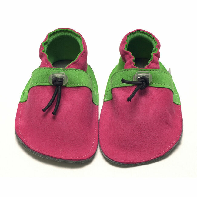 P'tits Chaussons en cuir souple