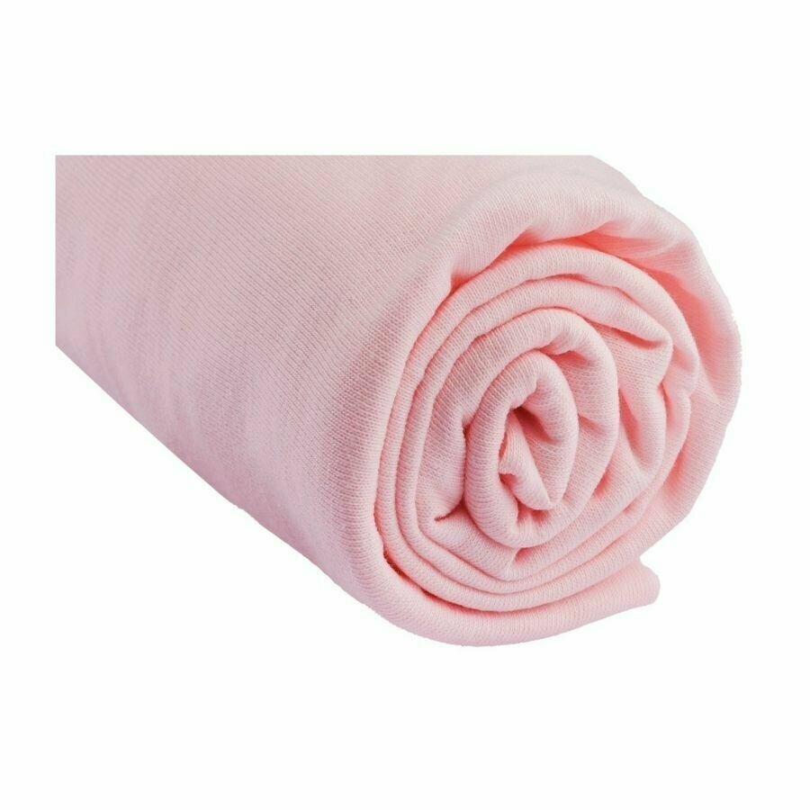 Lot de 3 draps housses coton - rose blanc parme