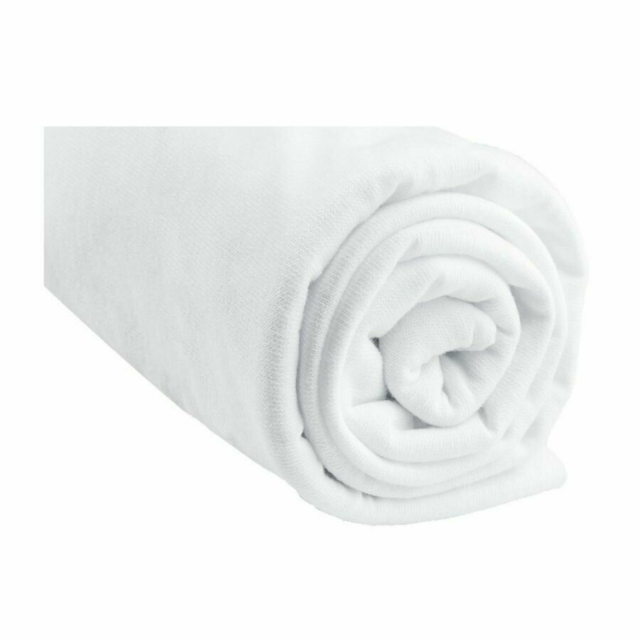 Lot de 3 draps housse Coton - 70x160 - rose blanc parme - Achat & prix