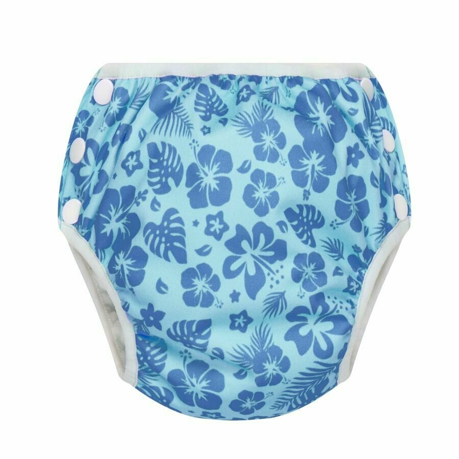Sanetta Couche De Bain Bleue Pour Garçon - Slip De Bain Avec Protection UV50+ Et Motif Tortue