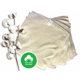 Lingettes lavables coton bio