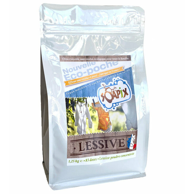 Lessive en poudre SOAPIX 1.25 kg - 83 doses