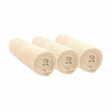 Lot de 3 housses pour matelas à langer en coton bio