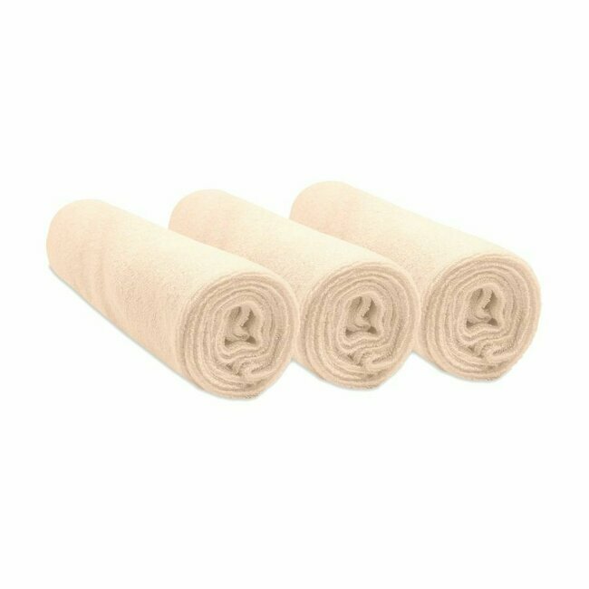 Lot de 3 housses pour matelas à langer en bambou