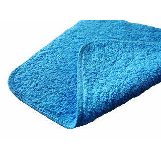 3 Lingettes bleues coton