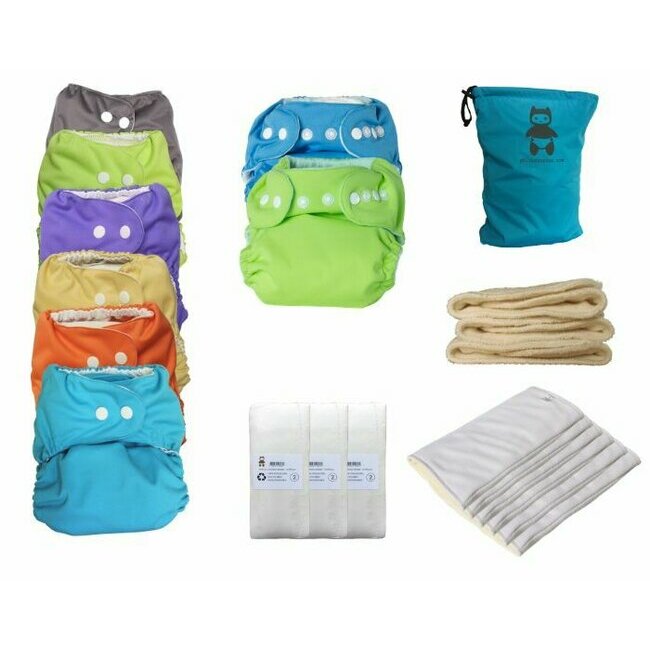 Pack Complet Jour & Nuit - Couches Lavables 0-2 ans