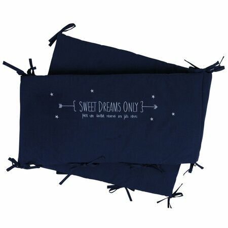  Tour de lit bébé bleu marine Sweet Dreams