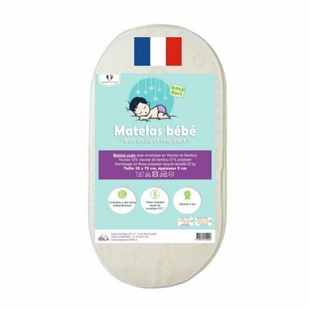 Matelas 32x72 Bambou Berceau Bébé