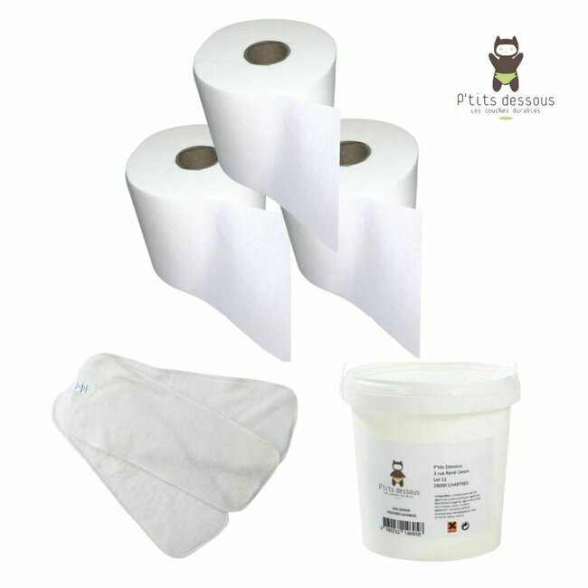 Voiles de protection (lot de 3) + boosters (lot de 3) + 1kg lessive