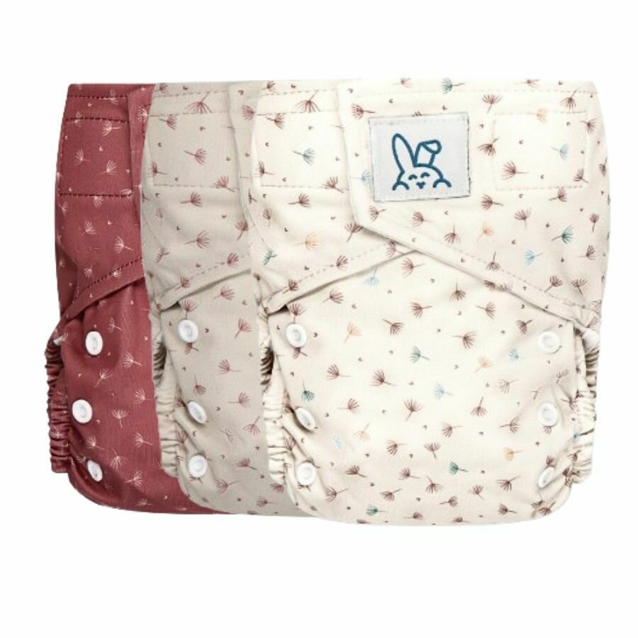 Littles & Bloomz Lot De 4 Couches Réutilisables Nouveau-né Prématuré - NB-401MF04
